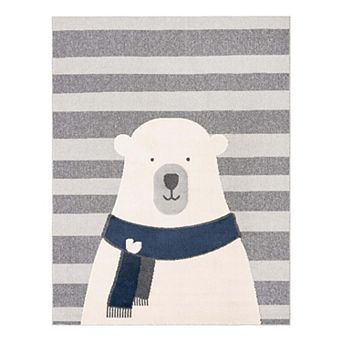 Unique Loom Snowman Whimsical Throw Rug