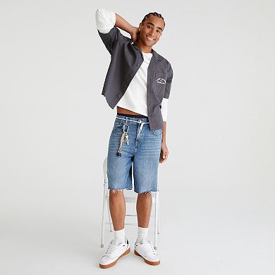 Men's Aeropostale Mechanic Button Down Shirt