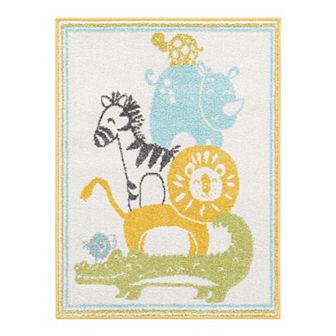 Unique Loom Animals Whimsy Kids Throw or Area Rug