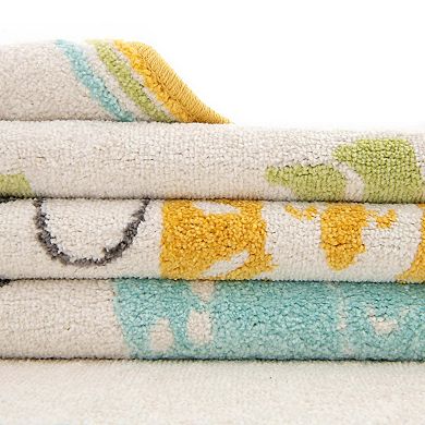 Unique Loom Animals Whimsy Kids Throw or Area Rug