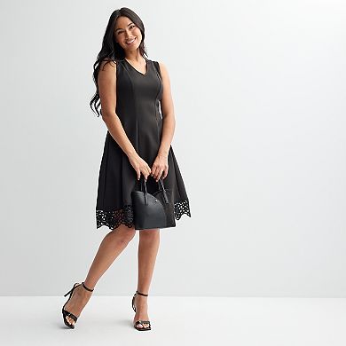 Women's Donna Ricco Sleeveless Fit & Flare Dress