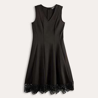 Women's Donna Ricco Sleeveless Fit & Flare Dress