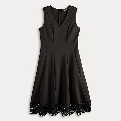 Women's Donna Ricco Sleeveless Fit & Flare Dress