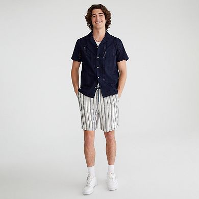 Men's Aeropostale Linen 7" Pull-On Drawstring Shorts