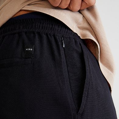 Men's Aeropostale Embroidered Linen Shorts