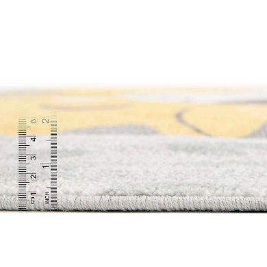 Unique Loom Billy Whimsy Kids Throw or Area Rug