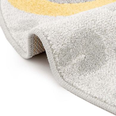 Unique Loom Billy Whimsy Kids Throw or Area Rug