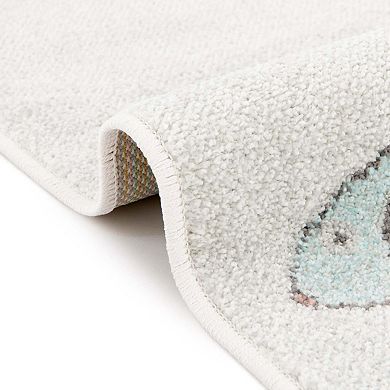 Unique Loom Race Car Whimsy Kids Throw or Area Rug