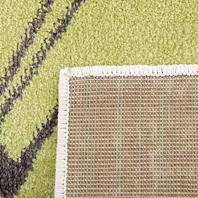 Unique Loom Soccer Player Whimsy Kids Throw or Area Rug