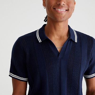 Men's Aeropostale Short Sleeve Sweater Polo