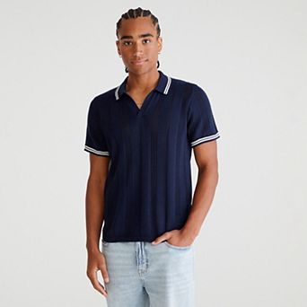 Men's Aeropostale Short Sleeve Sweater Polo