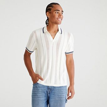 Men's Aeropostale Short Sleeve Sweater Polo