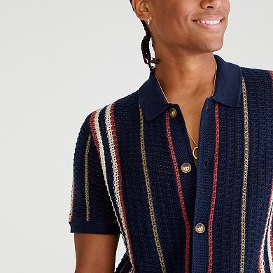 Men's Aeropostale Sweater Button Down Shirt
