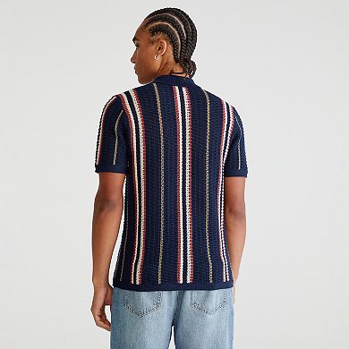Men's Aeropostale Sweater Button Down Shirt