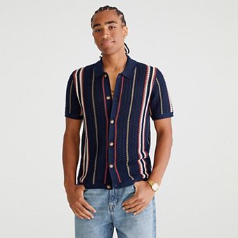 Men's Aeropostale Sweater Button Down