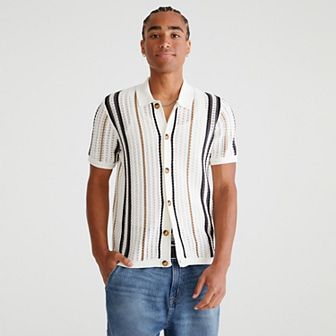 Men's Aeropostale Sweater Button Down Shirt