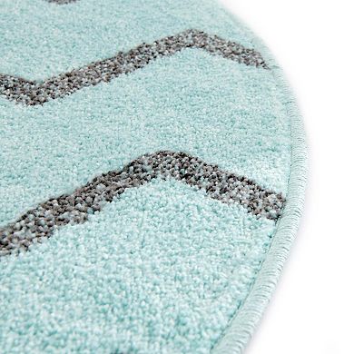 Unique Loom Bear Whimsy Kids Throw or Area Rug