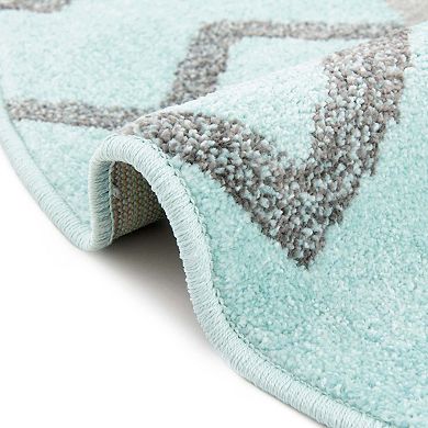 Unique Loom Bear Whimsy Kids Throw or Area Rug