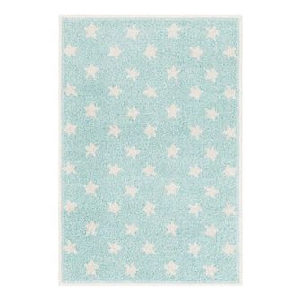 Unique Loom Stars Whimsy Kids Throw or Area Rug