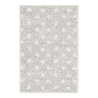 Unique Loom Stars Whimsy Kids Throw or Area Rug