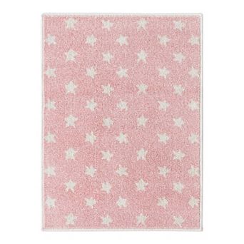 Unique Loom Stars Whimsy Kids Throw or Area Rug