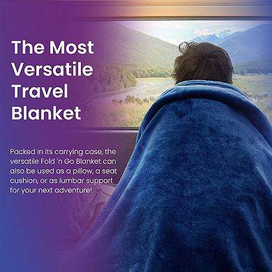 Cabeau Fold N Go Travel Blanket