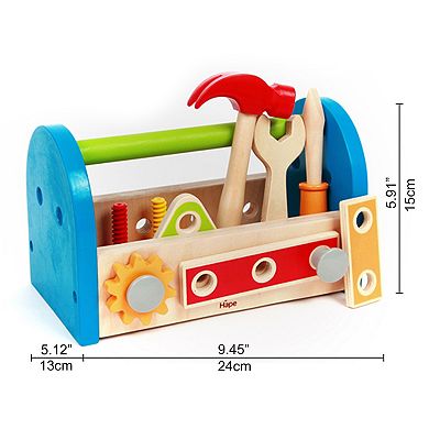 Hape Fix-It Tool Box Wooden Playset