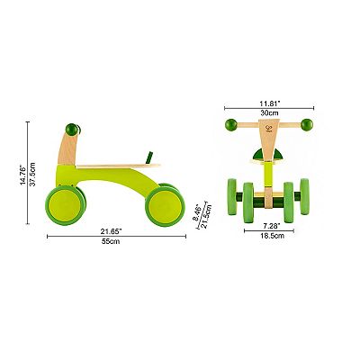 Hape Scoot Around Ride-On Wooden Bike