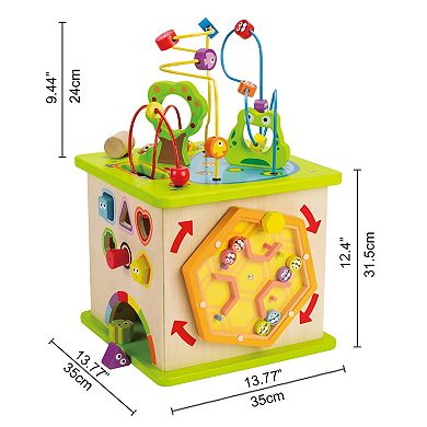 Hape Country Critters 5-Sided Play Cube Toy