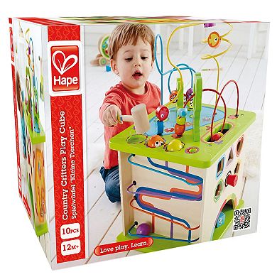 Hape Country Critters 5-Sided Play Cube Toy