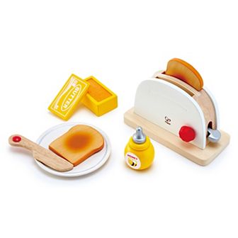Hape Pop-Up Toaster Set Wooden Playset