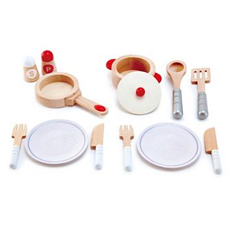 Hape Cook & Serve Set Wooden Playset
