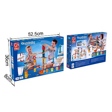 Hape Quadrilla 102-pc. Wooden Marble Run Construction Set: Castle Escape