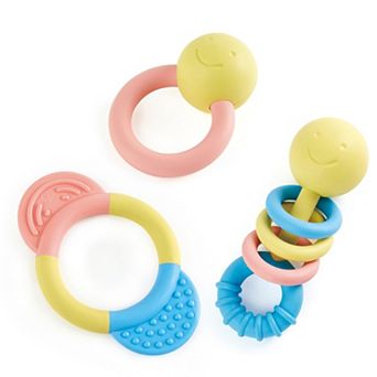 Hape 3 pc Rattle & Teething Set