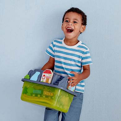 Hape 50-pc. Bucket Builder Set: Railway