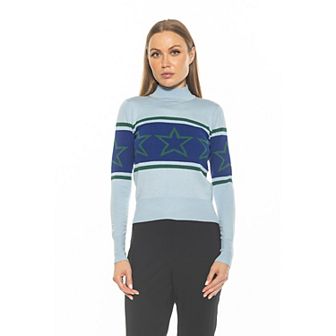 Women's ALEXIA ADMOR Lisa Long Sleeve Mockneck Sweater