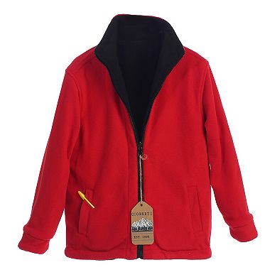 Gioberti Boy's Zip Up Reversible Polar Fleece Heavy Jacket