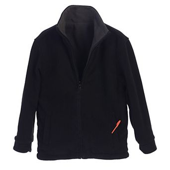 Gioberti Boy's Zip Up Reversible Polar Fleece Heavy Jacket