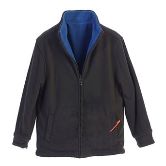 Gioberti Boy's Zip Up Reversible Polar Fleece Heavy Jacket