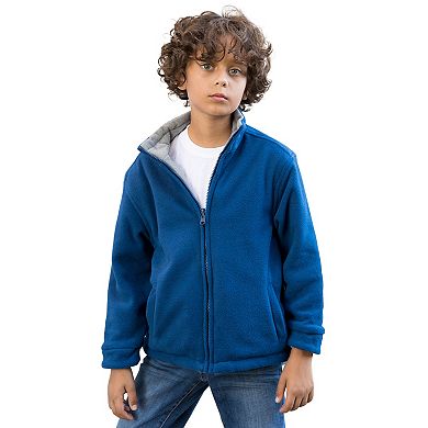 Gioberti Kid's Zip Up Reversible Polar Fleece Heavy Jacket