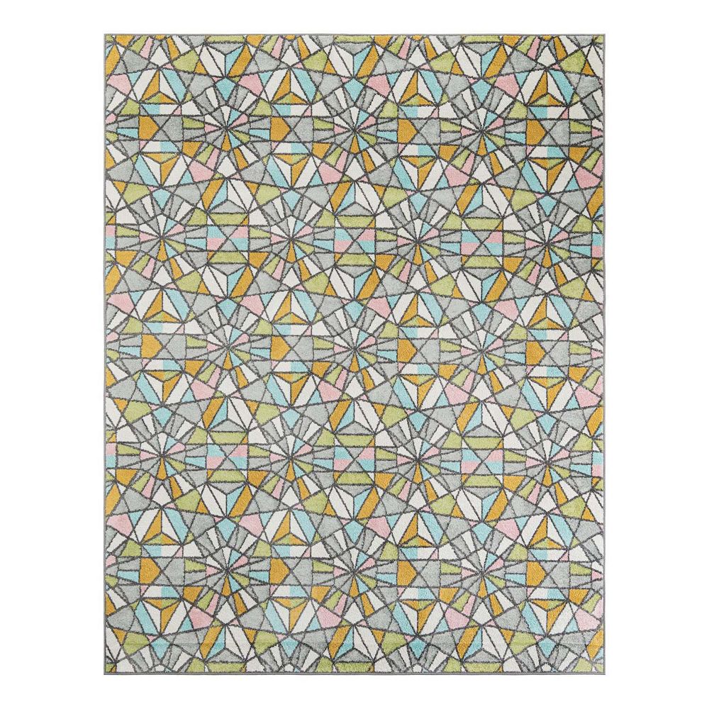 Unique Loom Vivid Whimsy Kids Throw or Area Rug