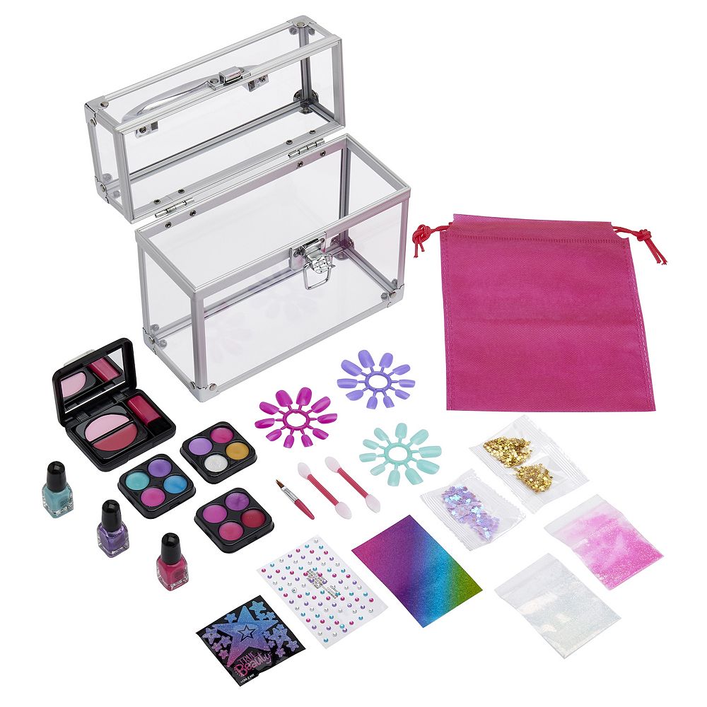 Cra-Z-Art Shimmer 'N Sparkle Glam & Go Beauty Caddy Kids Makeup Set