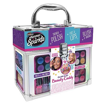 Cra-Z-Art Shimmer 'N Sparkle Glam & Go Beauty Caddy Kids Makeup Set