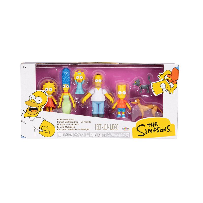 The Simpsons Family 7-Piece Figures Multi Pack Set