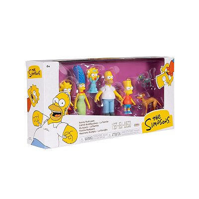The Simpsons Family 7-Piece Figures Multi Pack Set