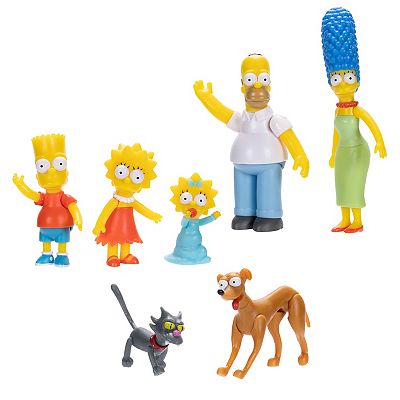 The Simpsons Family 7-Piece Figures Multi Pack Set
