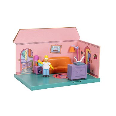 The Simpsons Living Room Diorama with Homer Figure