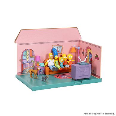 The Simpsons Living Room Diorama with Homer Figure