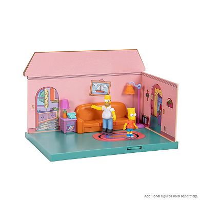 The Simpsons Living Room Diorama with Homer Figure