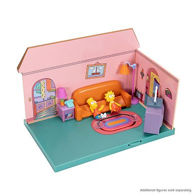 The Simpsons Living Room Diorama with Homer Figure